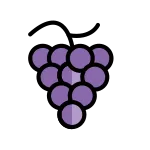 Grapes SVG Icon